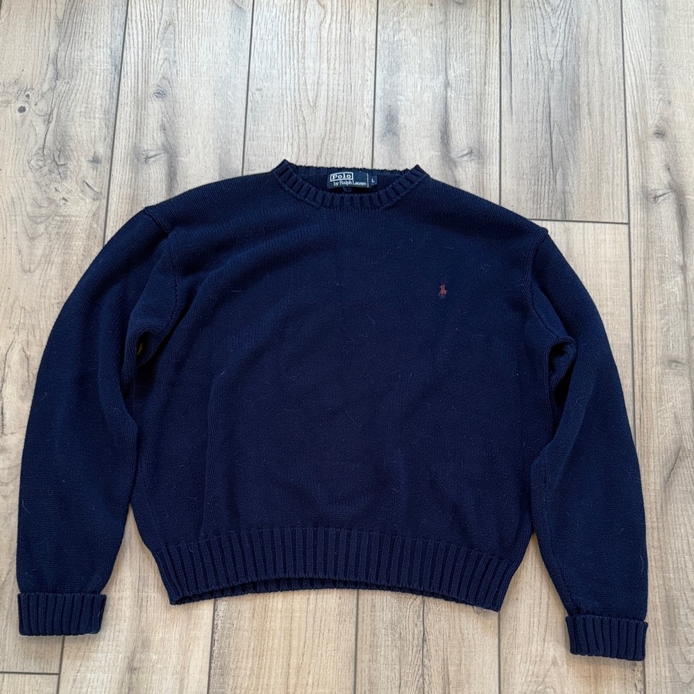 Ralph Lauren Dark Blue Crewneck Sweater